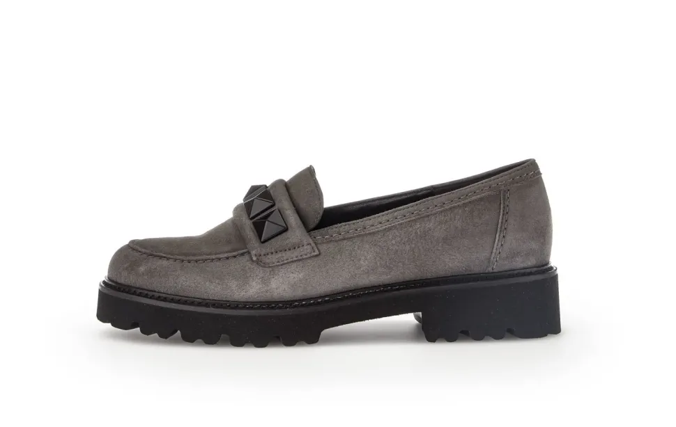 Sportliche Slipper grau