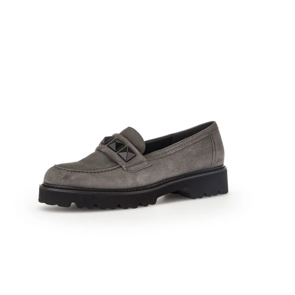 Sportliche Slipper grau