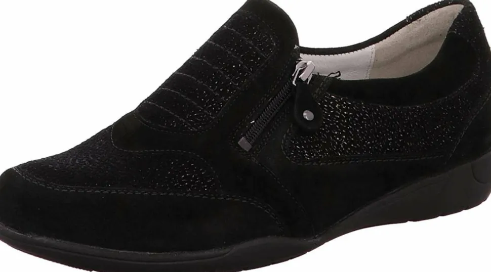 Sportliche Slipper schwarz
