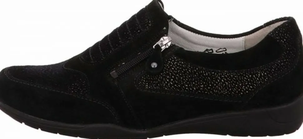 Sportliche Slipper schwarz