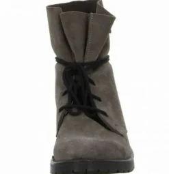 Stiefel Mädchen grau meteor Velour