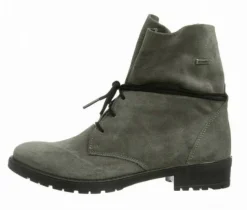 Stiefel Mädchen grau meteor Velour