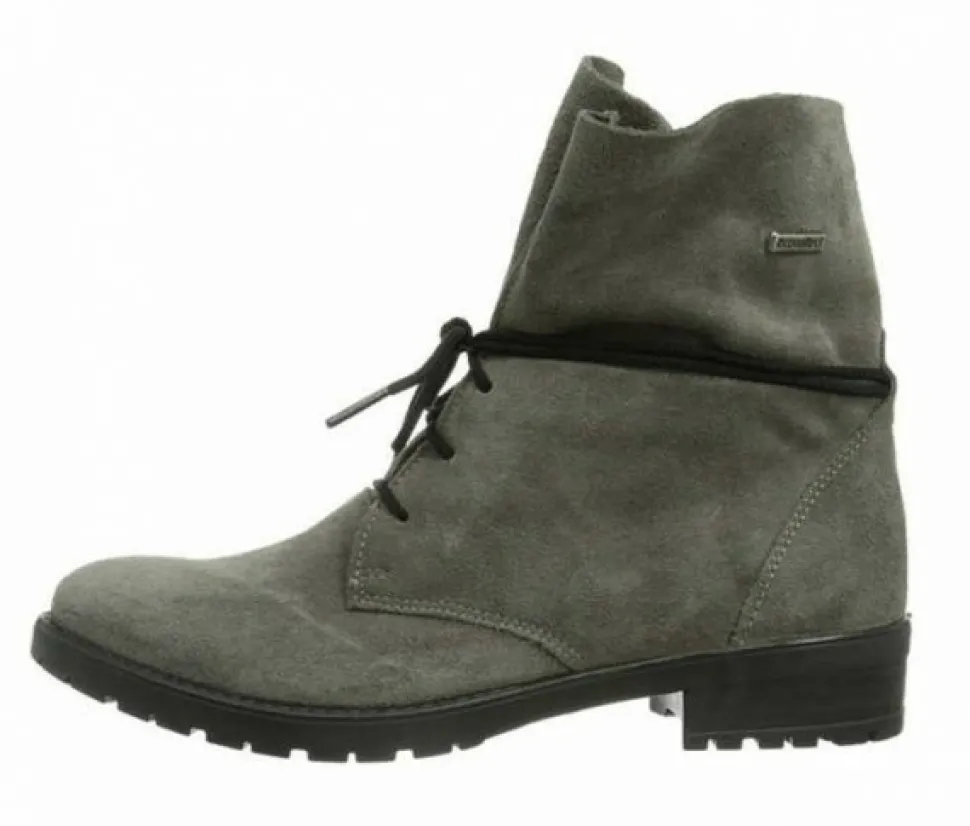 Stiefel Mädchen grau meteor Velour
