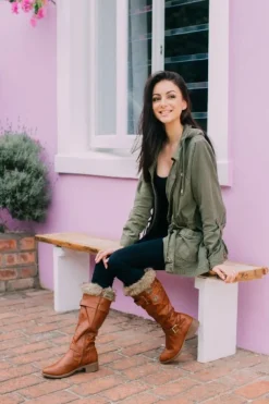 Stiefeletten braun Winterstiefel von LOVENESS