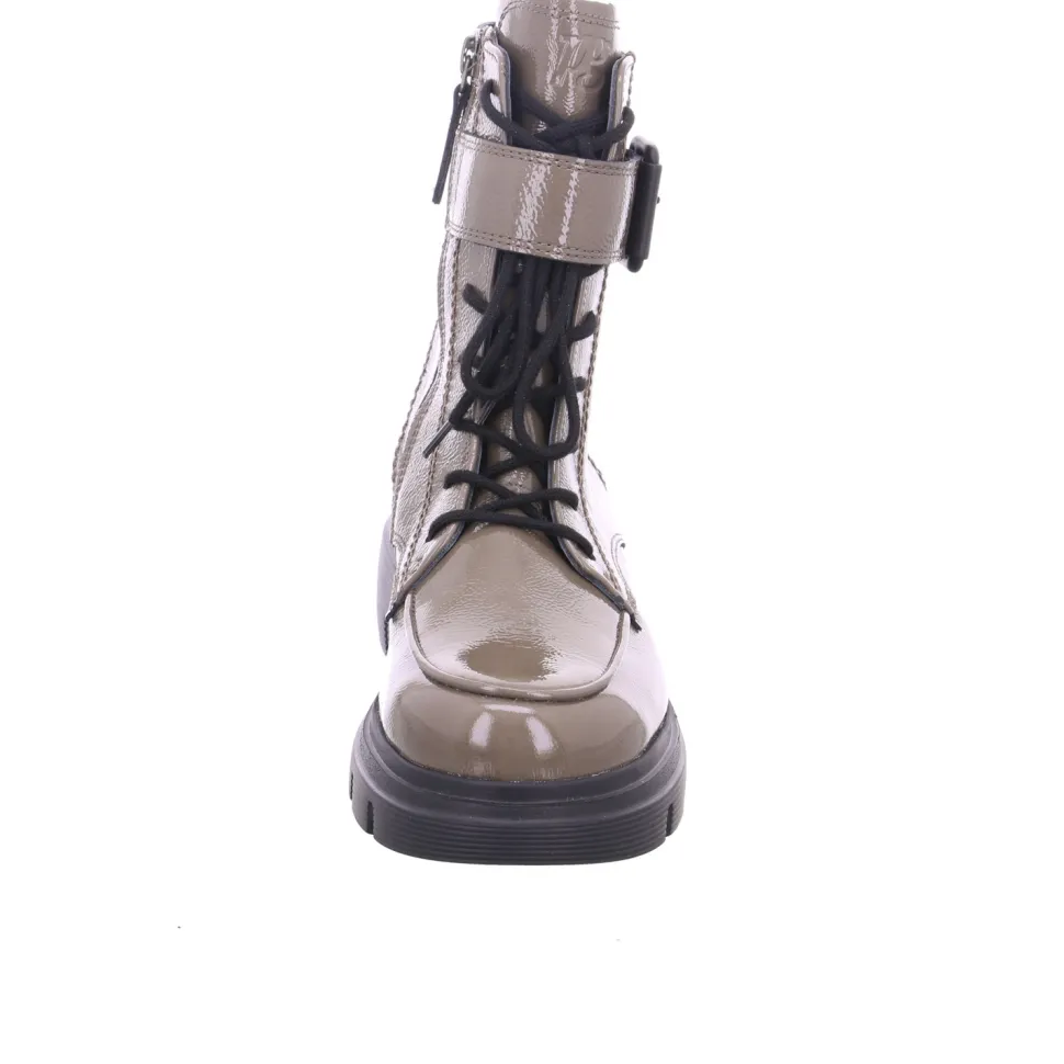 Stiefeletten grau 0072-9879-052/Schnürstiefelett