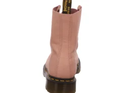 Stiefeletten rose Schnürstiefel Boots Damen Orange 1460 Pa