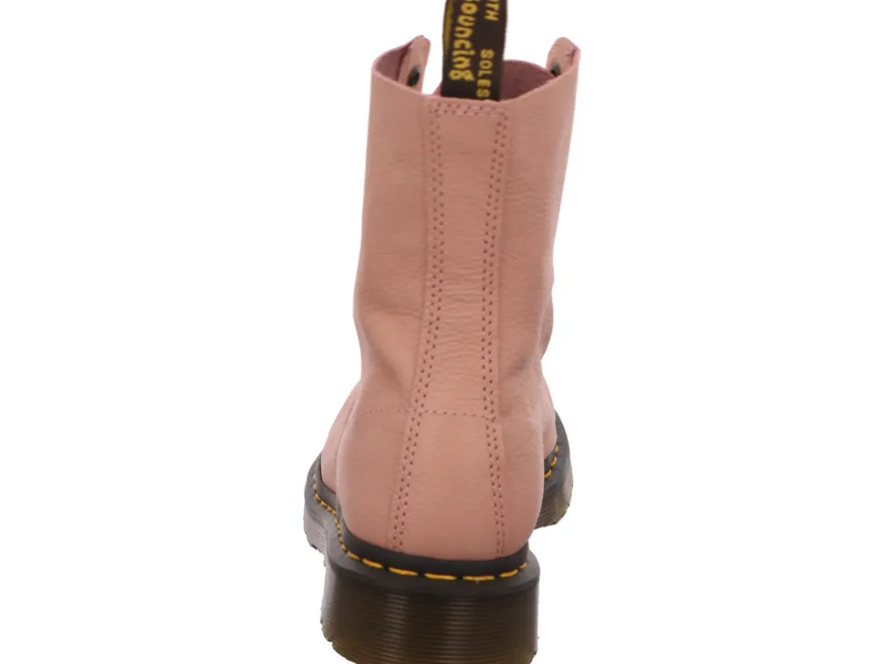 Stiefeletten rose Schnürstiefel Boots Damen Orange 1460 Pa