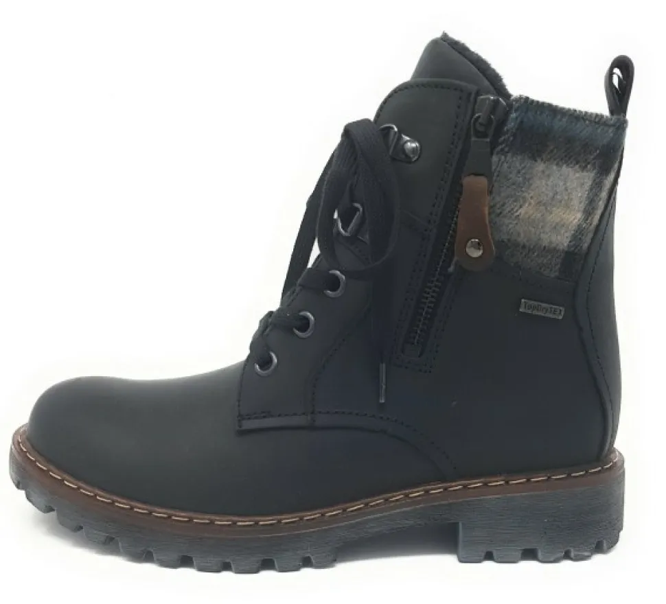 Stiefeletten schwarz MARTA 52 schwarz/karo