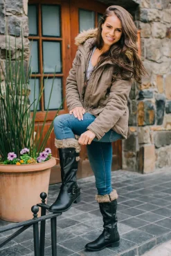 Stiefeletten schwarz Winterstiefel von LOVENESS