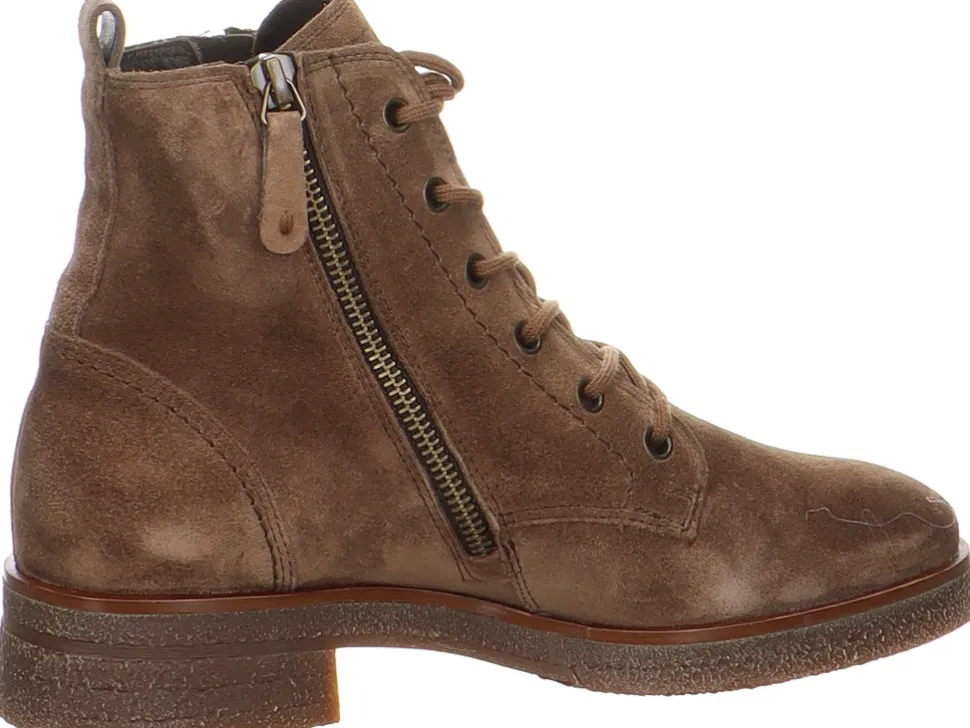 Winterstiefel taupe 0074-8037-004/Schnürstiefelett